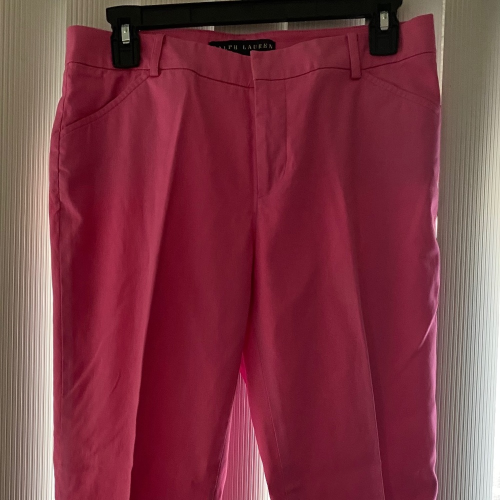 RALPH LAUREN WOMENS DRESS PANTS SIZE 8 BLACK LABEL POCKETS
